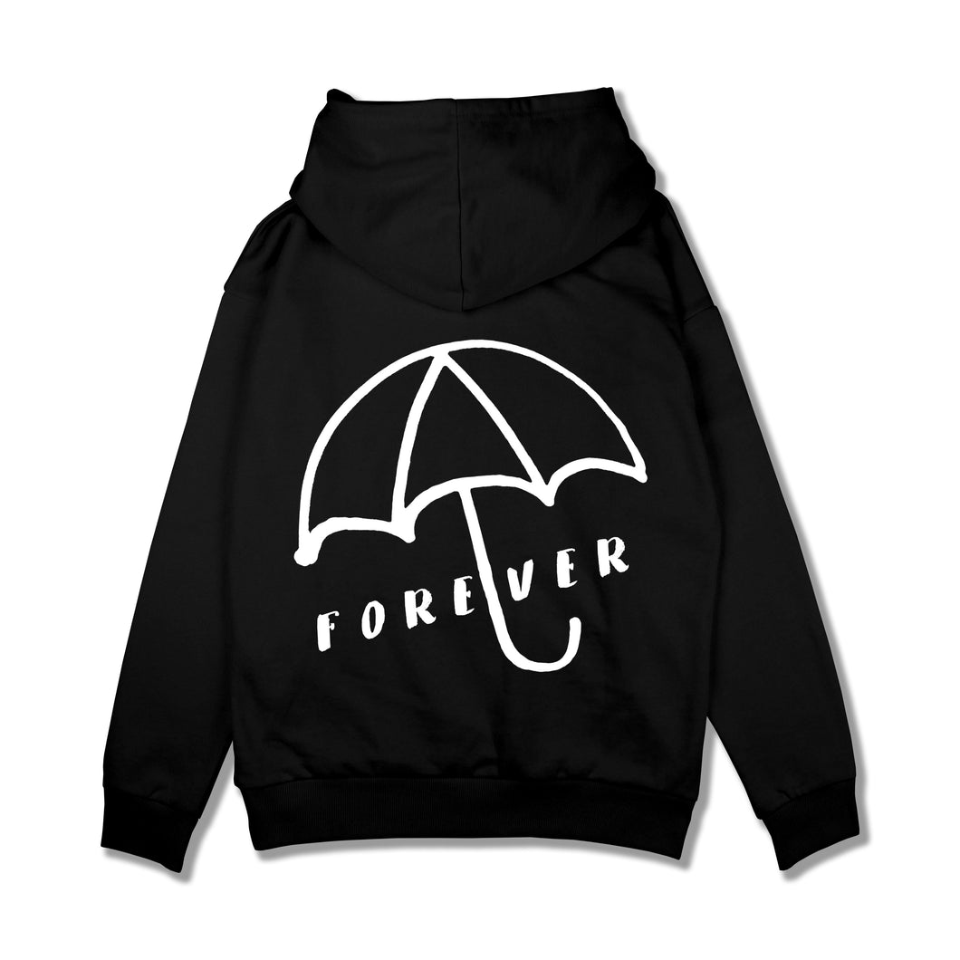 Forever Umbrella Hoodie - Black