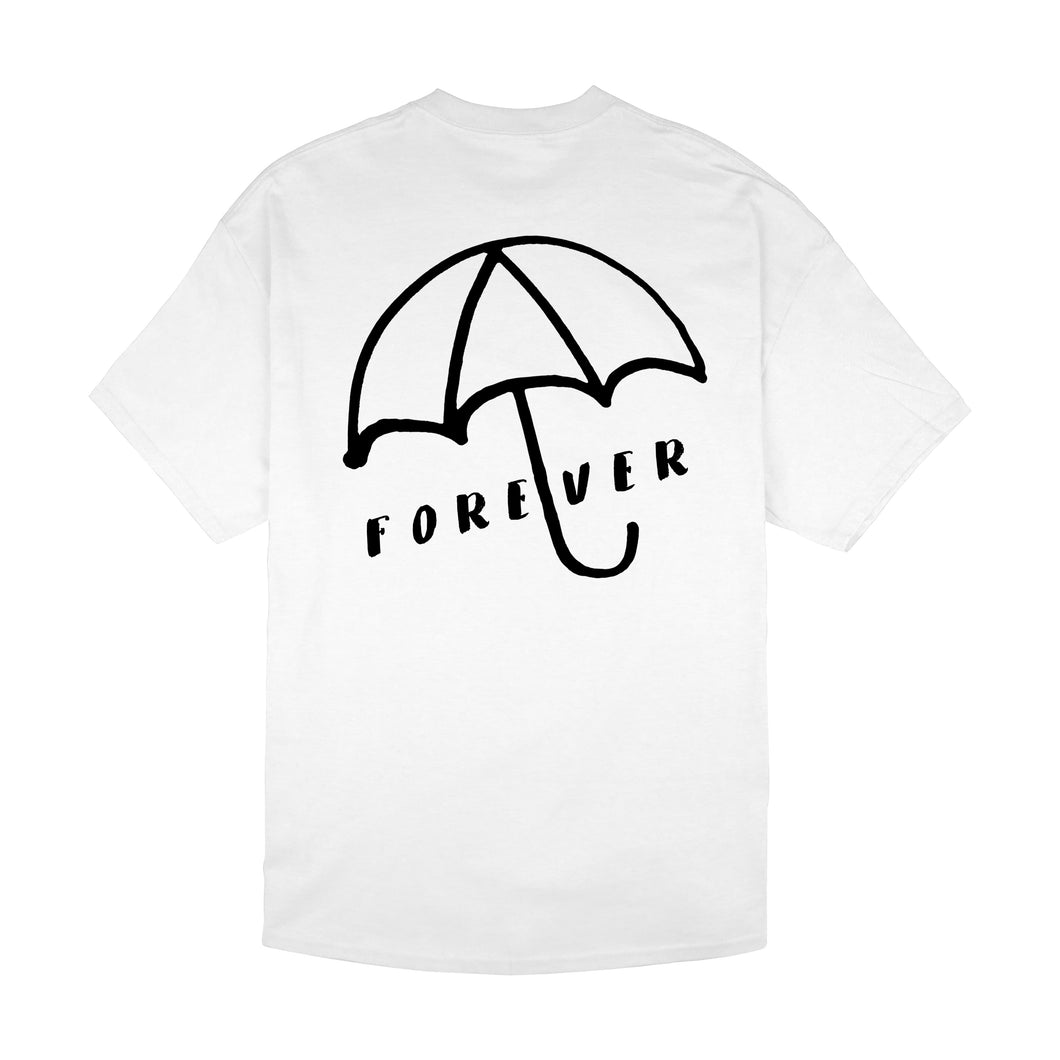 Forever Umbrella Tee - White